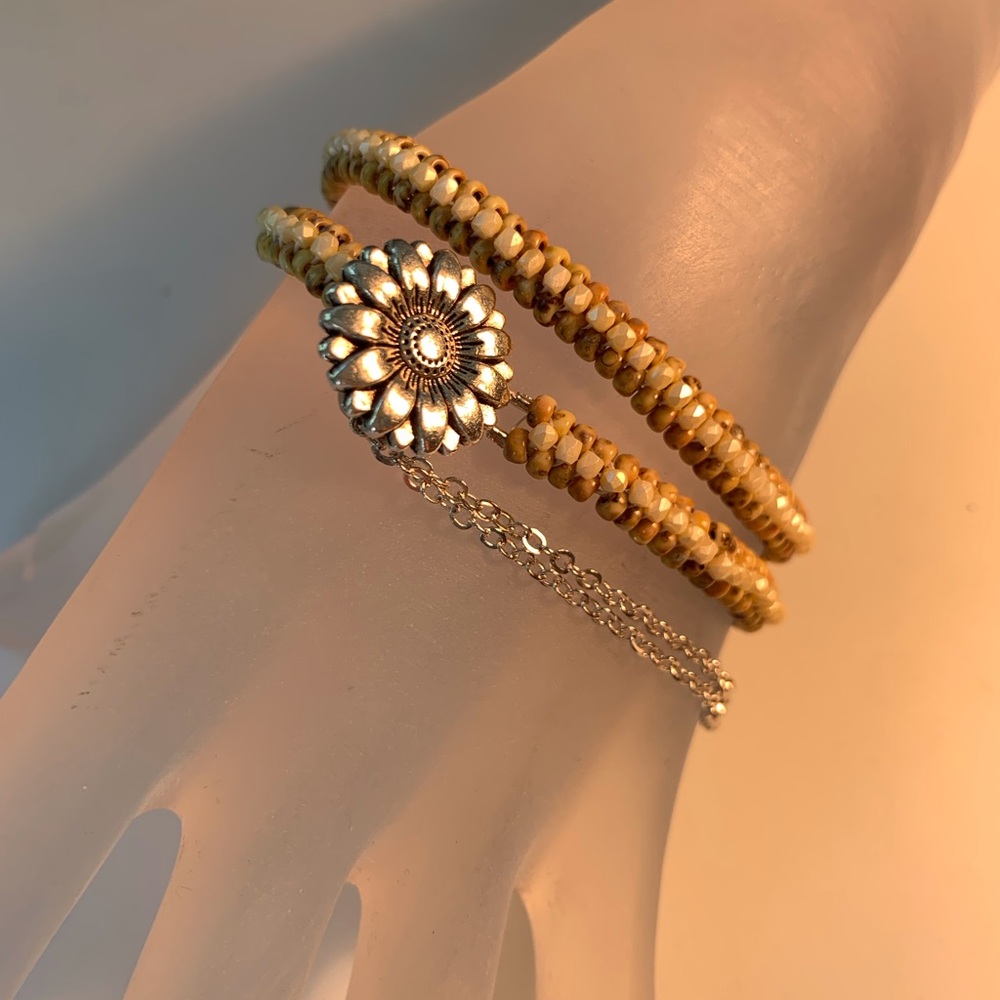 Hand Crafted Double Wrap Bracelet